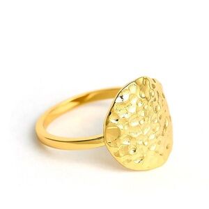 Lisi Lerch Golden Ripple Ring - 18k Gold Plated